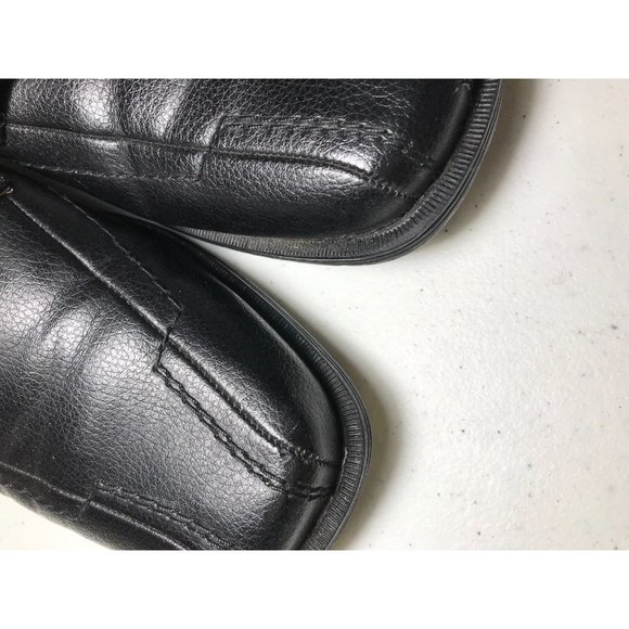 Dexter Black Leather Lace Up Men’s Dress Shoes Size 9 with Square Toe - Picture 6 of 12